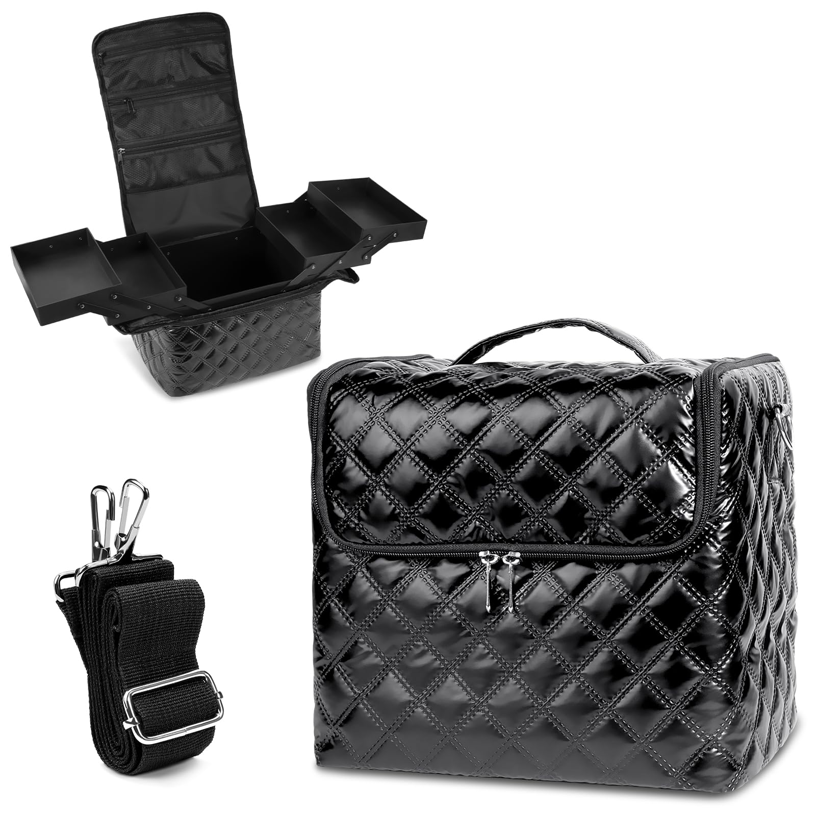 DecinieeCosmetic Case, Black