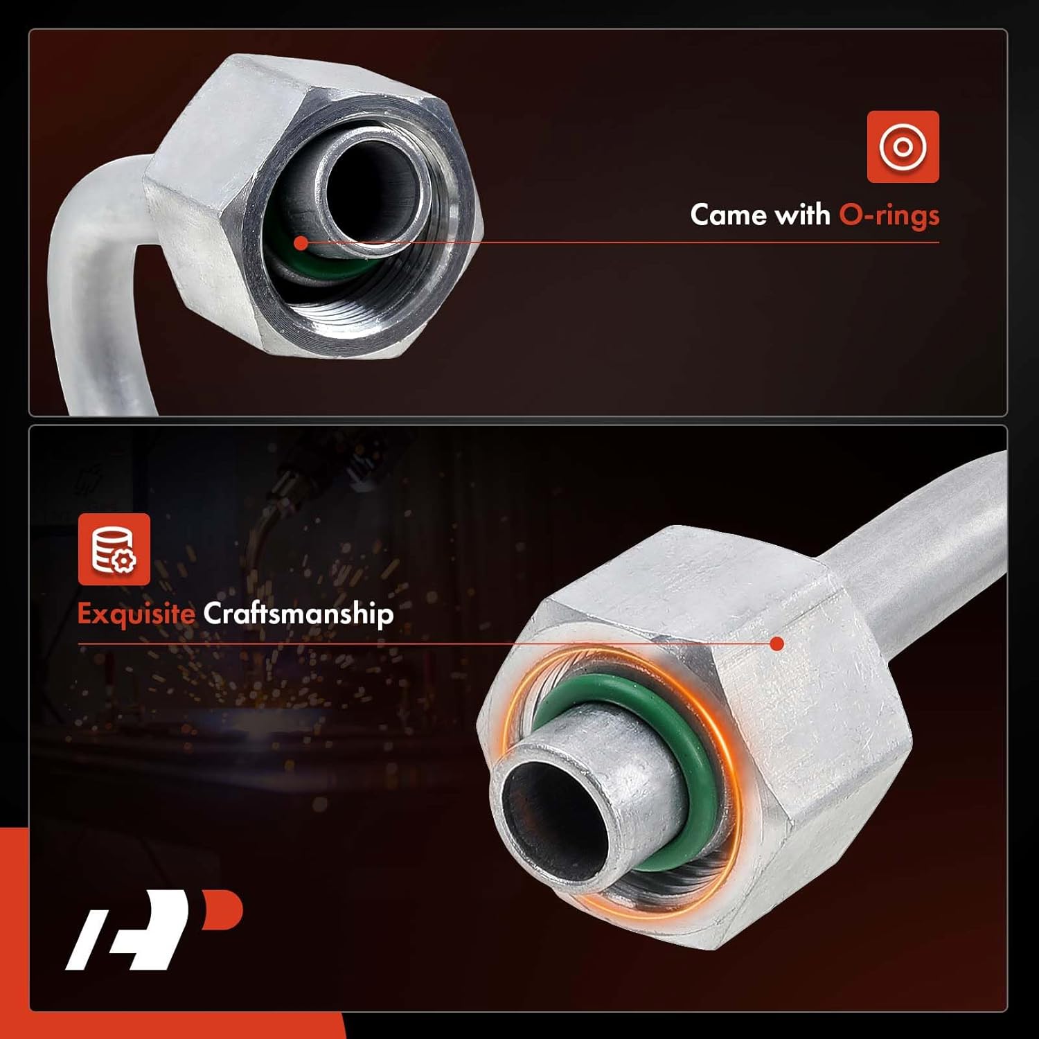 A-Premium A/C Liquid Line Hose Assembly Compatible with Chevrolet Express 1500/2500/3500, G30 & GMC Savana 1500/2500/3500, G3500, Condenser to Evap, w/o Orifice Tube