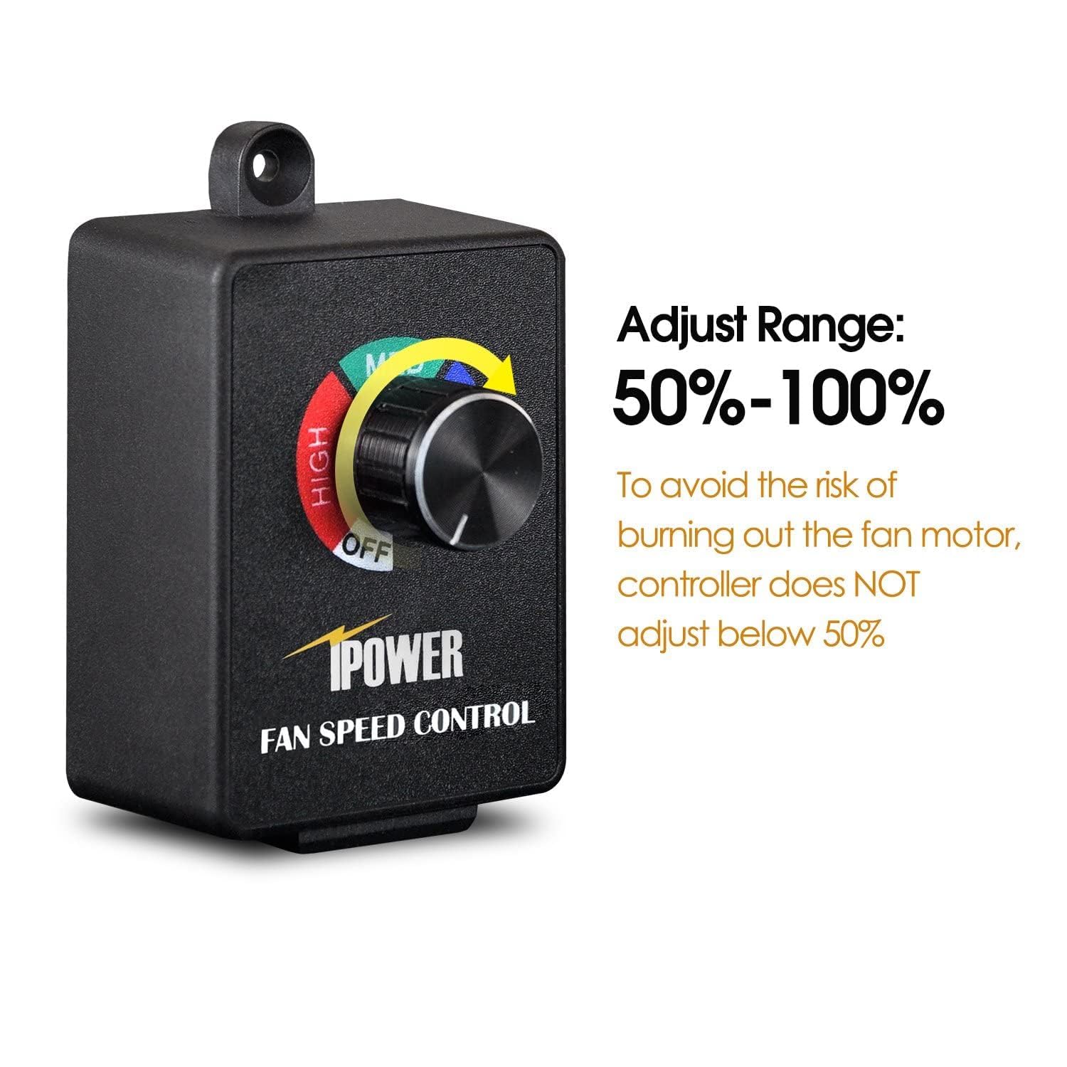 iPower Soplador de ventilación en línea de 4 pulgadas, 195 CFM, controlador de velocidad, filtro de carbono de aire, conducto de 4 capas de 8 pies, monitor de humedad de temperatura y colgador de