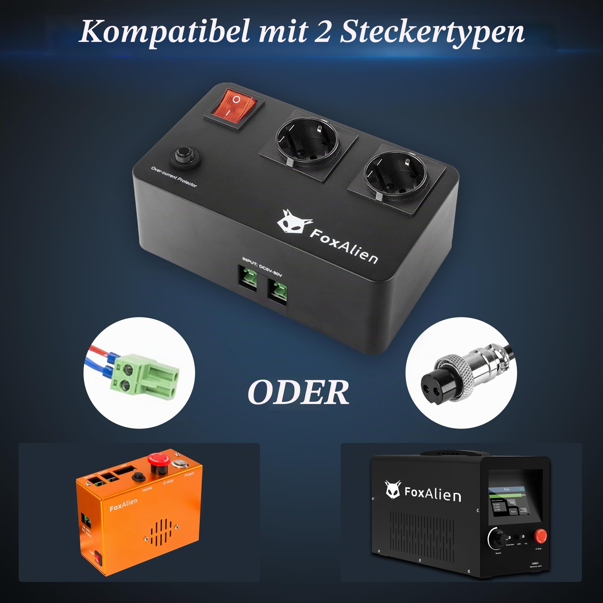 FoxAlien Intelligentes Relaismodul für CNC-Fräsmaschinen und Spindelsteuerung