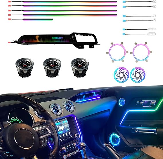 Interior Car LED Ambient Lighting Kit for Ford Shelby 2015