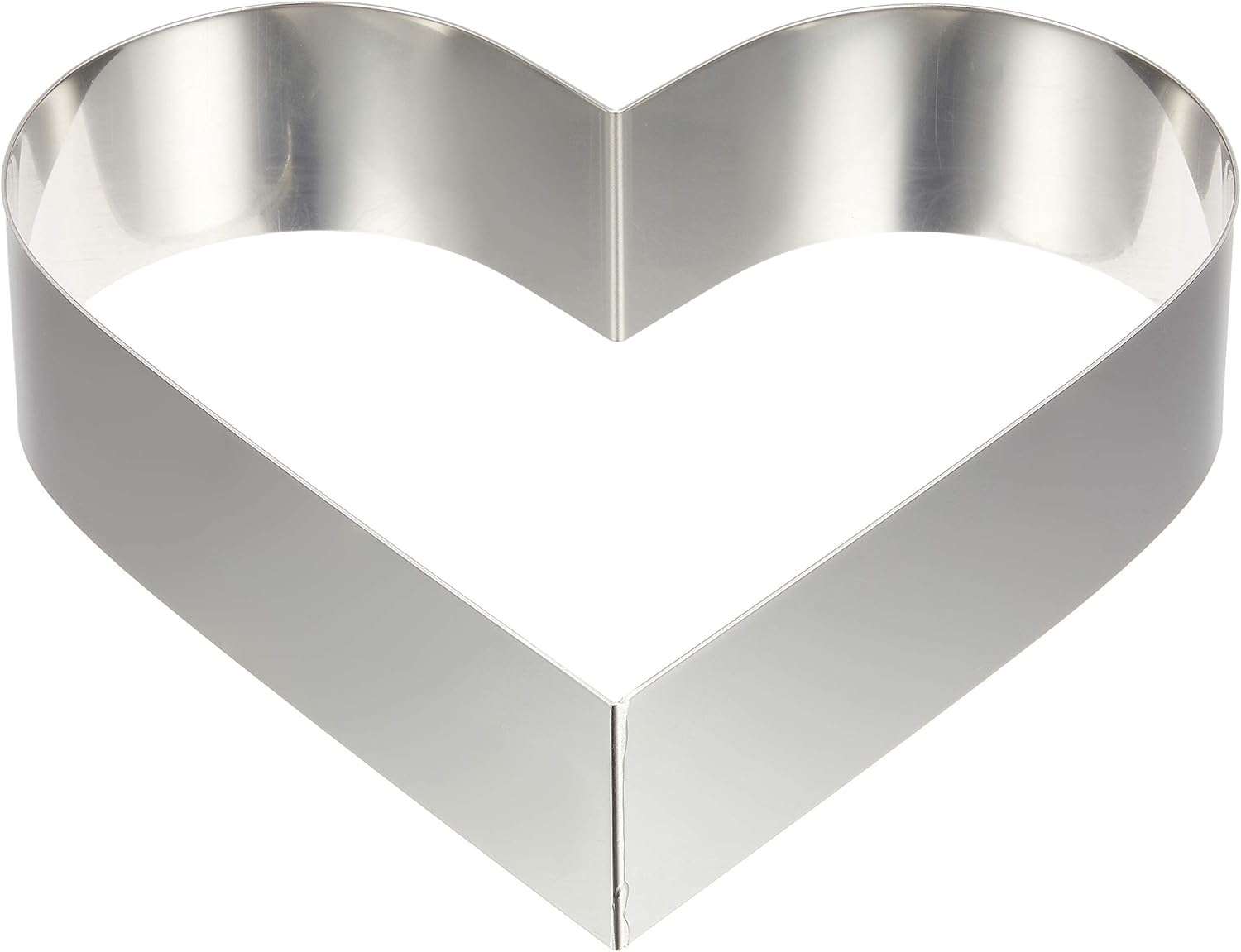 EBM 18-8 Heart Shape Cake Ring 8.3 x 2.0 inches (210 x 50 mm)