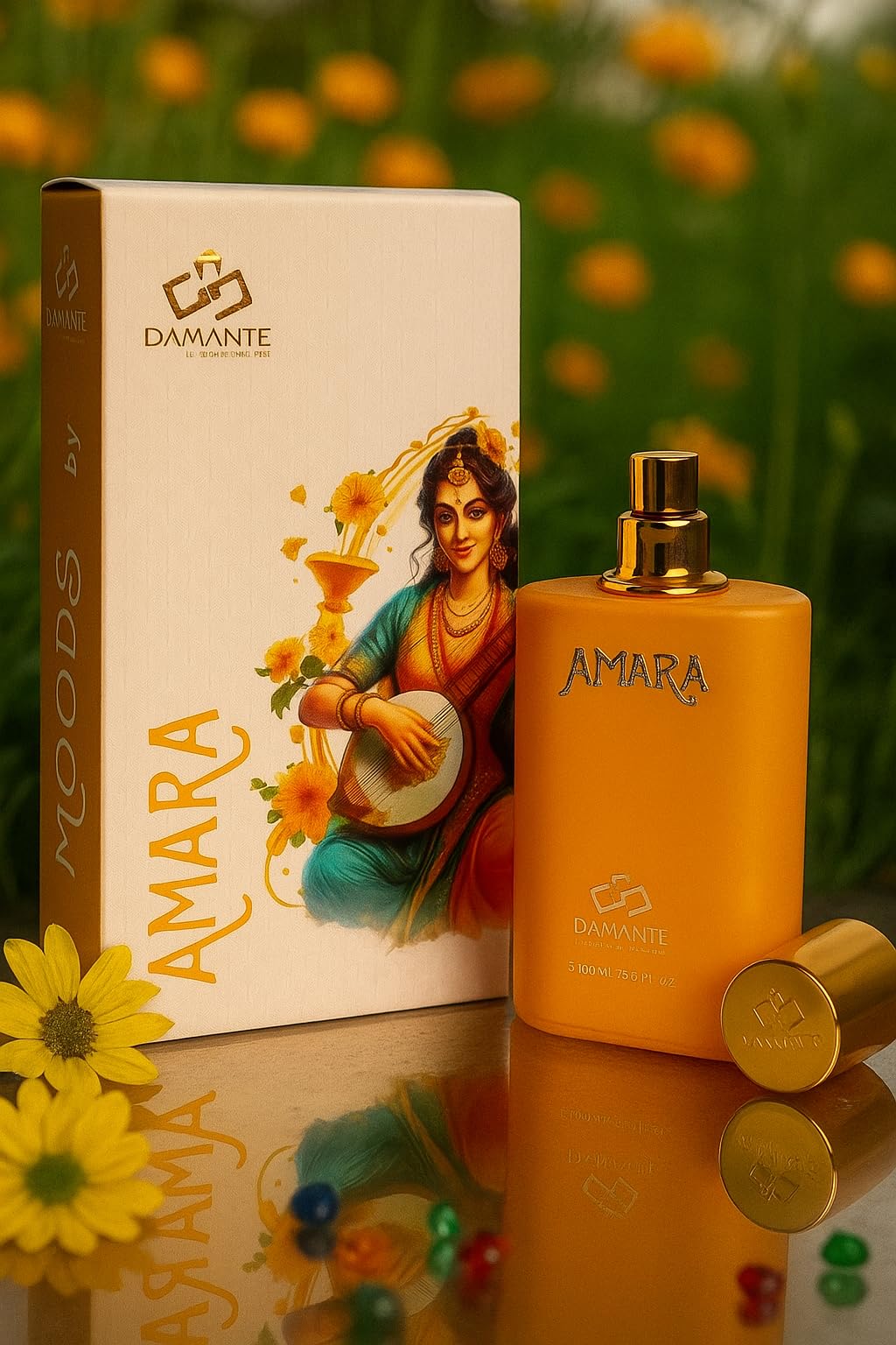 Damante Amara Eau de Parfum for Women | 100ml Long Lasting Perfume | Floral & Elegant Scent | Skin-Friendly & Hazmat-Free-image-28