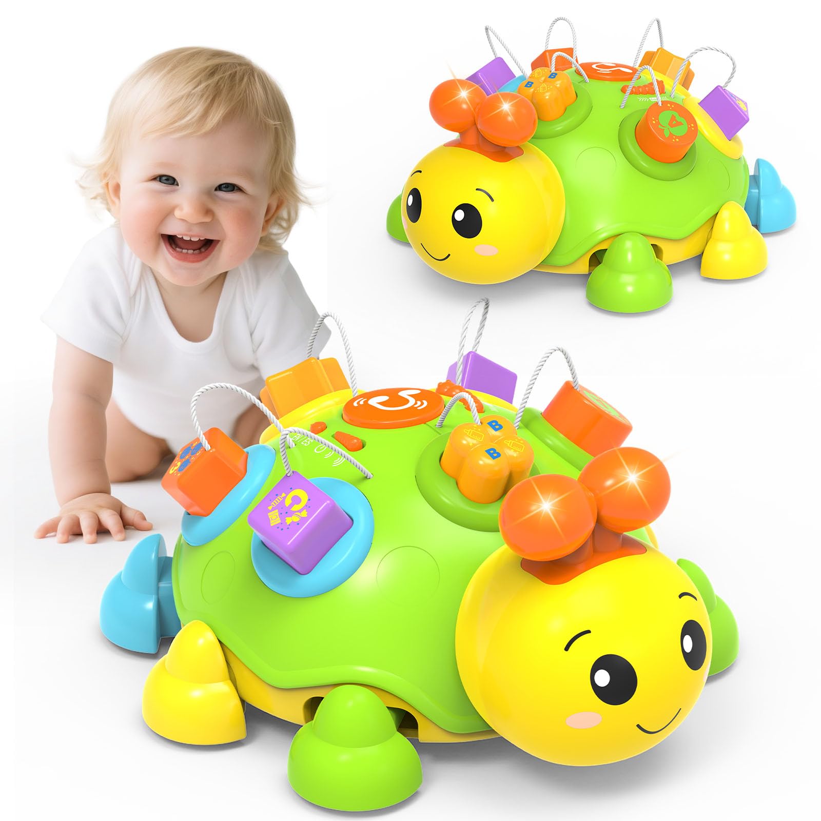 Amazon.com: Holaxander Musical Ladybug Baby Toys 6-12 Months
