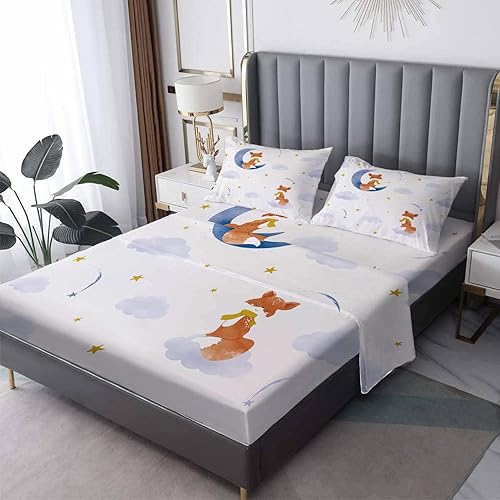 Miniatura 8 de Sábanas de cocodrilo para niños, tamaño King, sábanas de cama de animales de dibujos animados, microfibra suave y bolsillo profundo, sábanas y