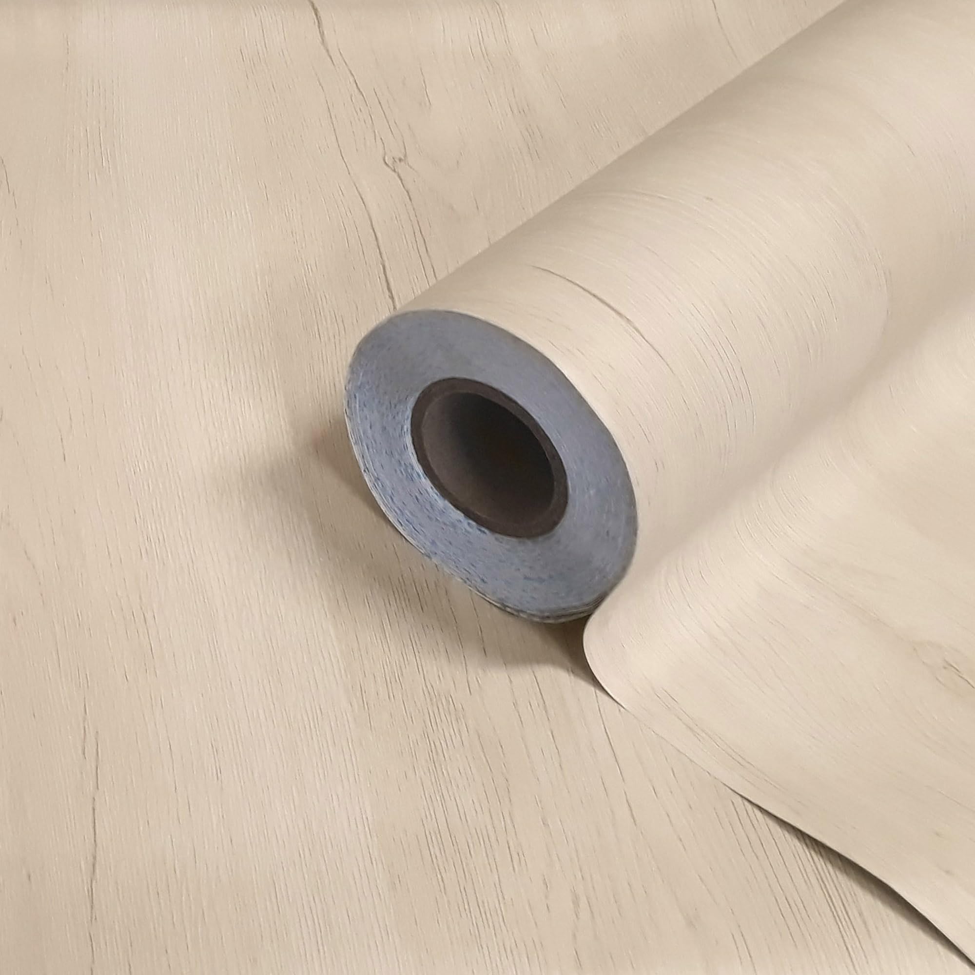 Extra Strong Laminated Self-Adhesive Wood Film White Pine – Adhesive Film Furniture Film Decorative Film – Door Film Kitchen Film Cabinet Film Table Film 90 cm × 210 cm