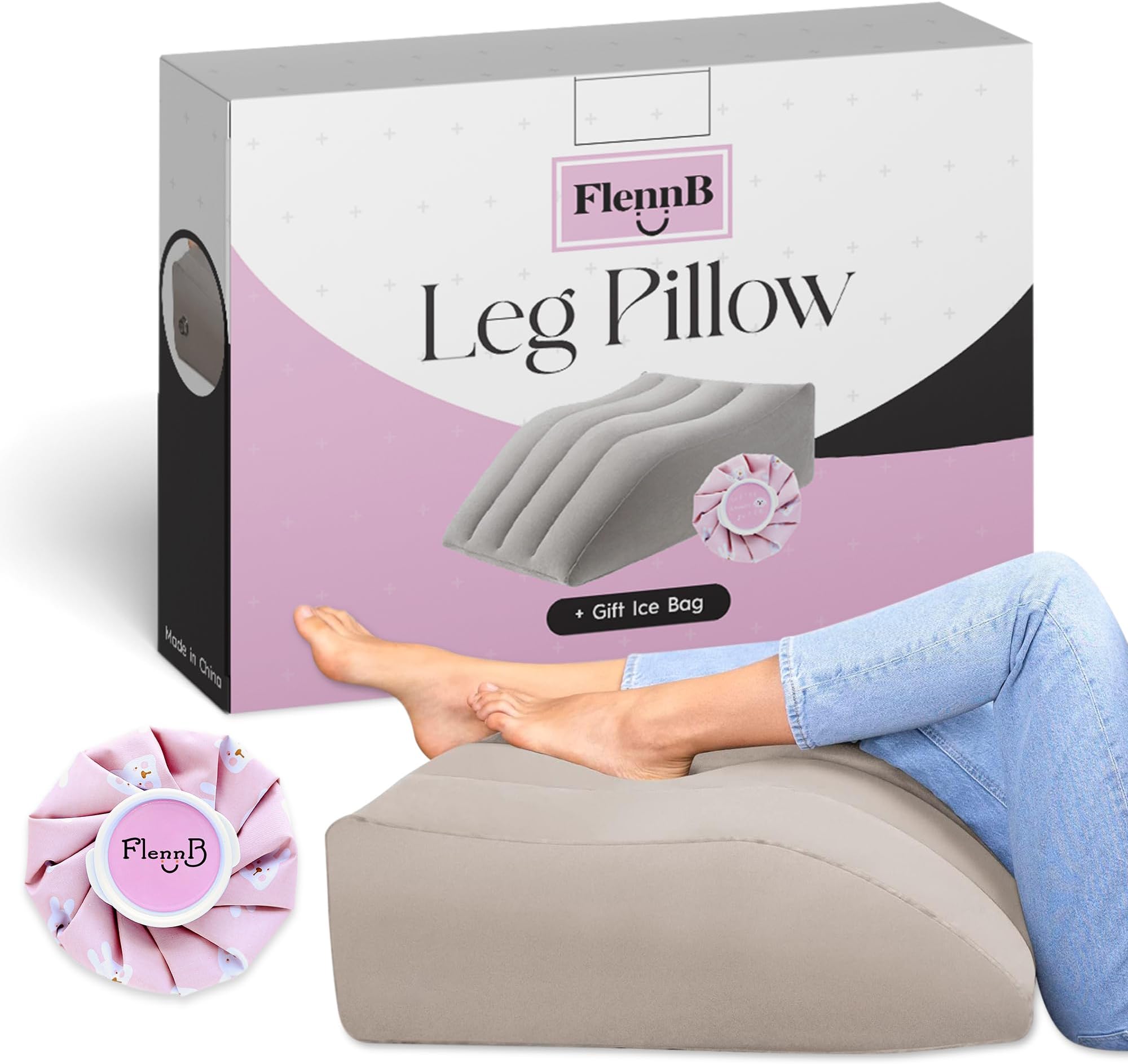 Ziiyllean Wedge Pillow for Knee Bed Wedge Pillow for