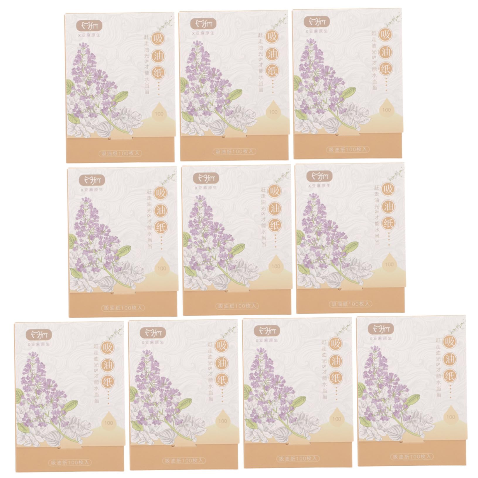 Mikinona Facial Oil Sheets 1000 Sheets/box Oil Absorbing Tissues Skin Care Tissues Unisex Design Color