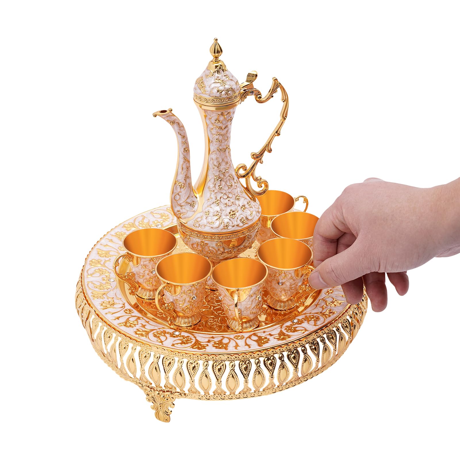 Chiński serwis do herbaty, rzadki w stylu retro, porcelana, filiżanka do kawy i spodek, wysokiej jakości zestaw prezentowy, trwały, duża pojemność, ekskluzywne zdobienia, nadaje się do salonu