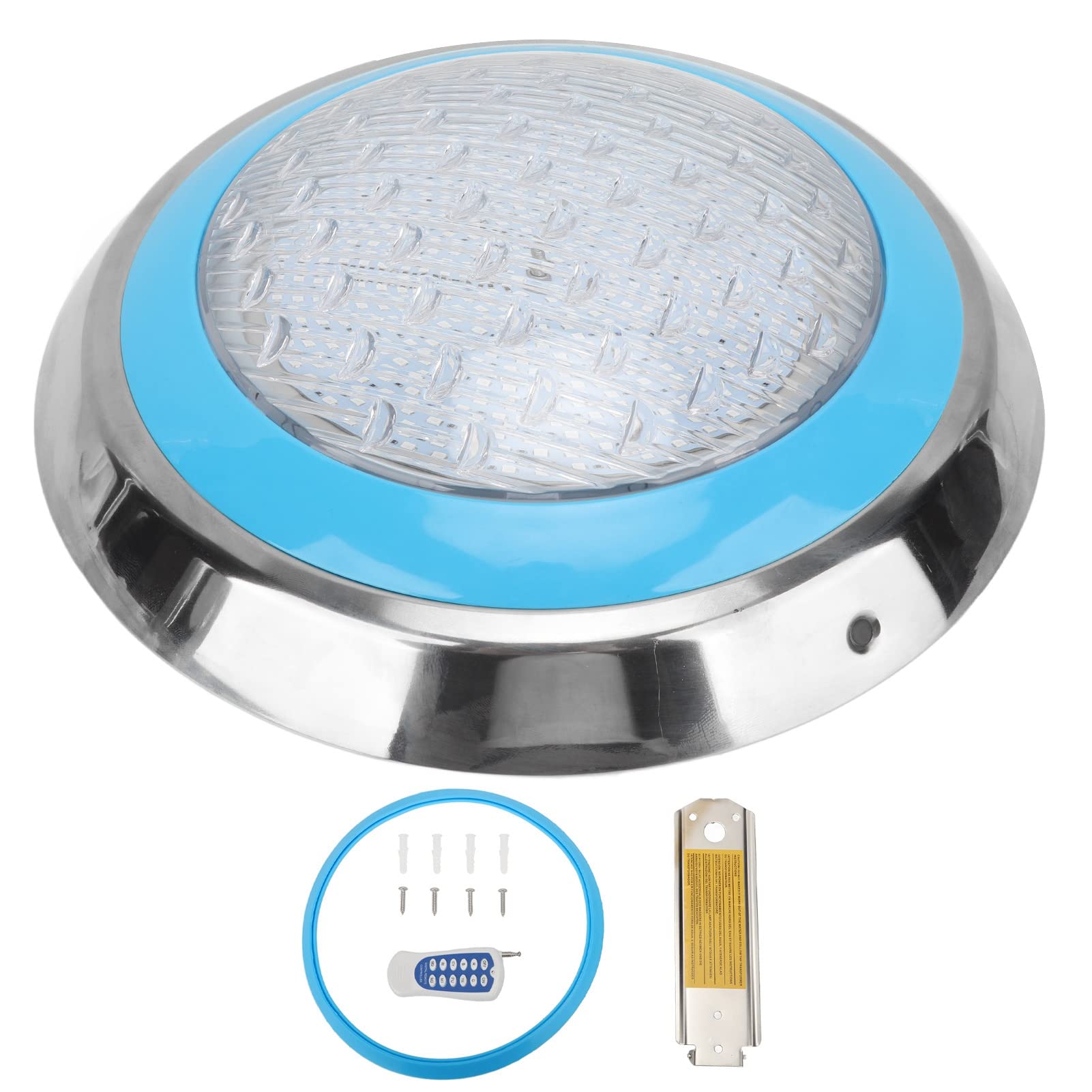 Zunate 45W RGB Unterwasser-Poolleuchte |Farbwechsellampe aus Edelstahl für Pools, Brunnen, Teiche