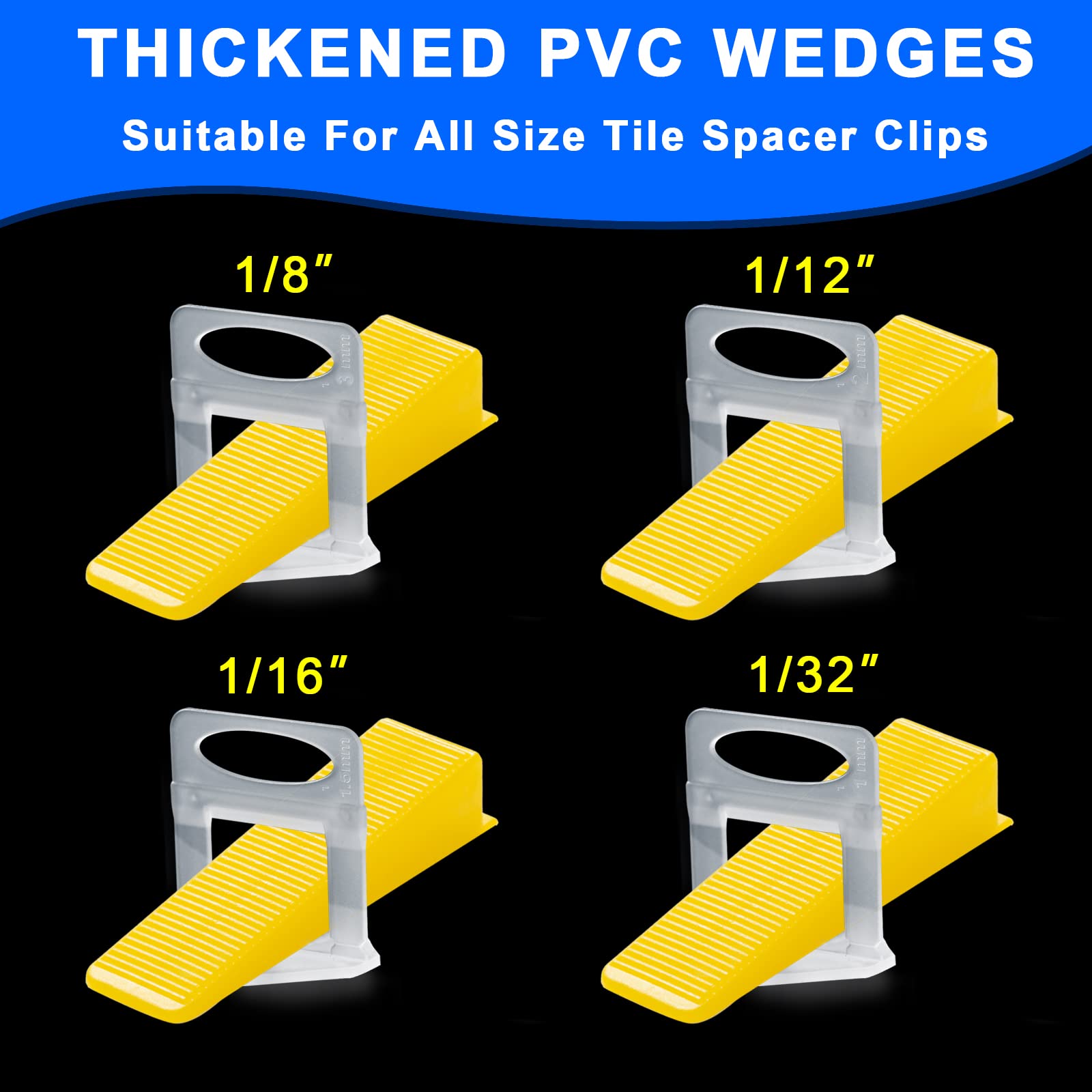 Tile Leveling System Clips 1 16 Inch 200Pcs Tile Spacers Clips And 100 tile-leveling-system-clips-1-16-inch-200pcs-tile-spacers-clips-and-100