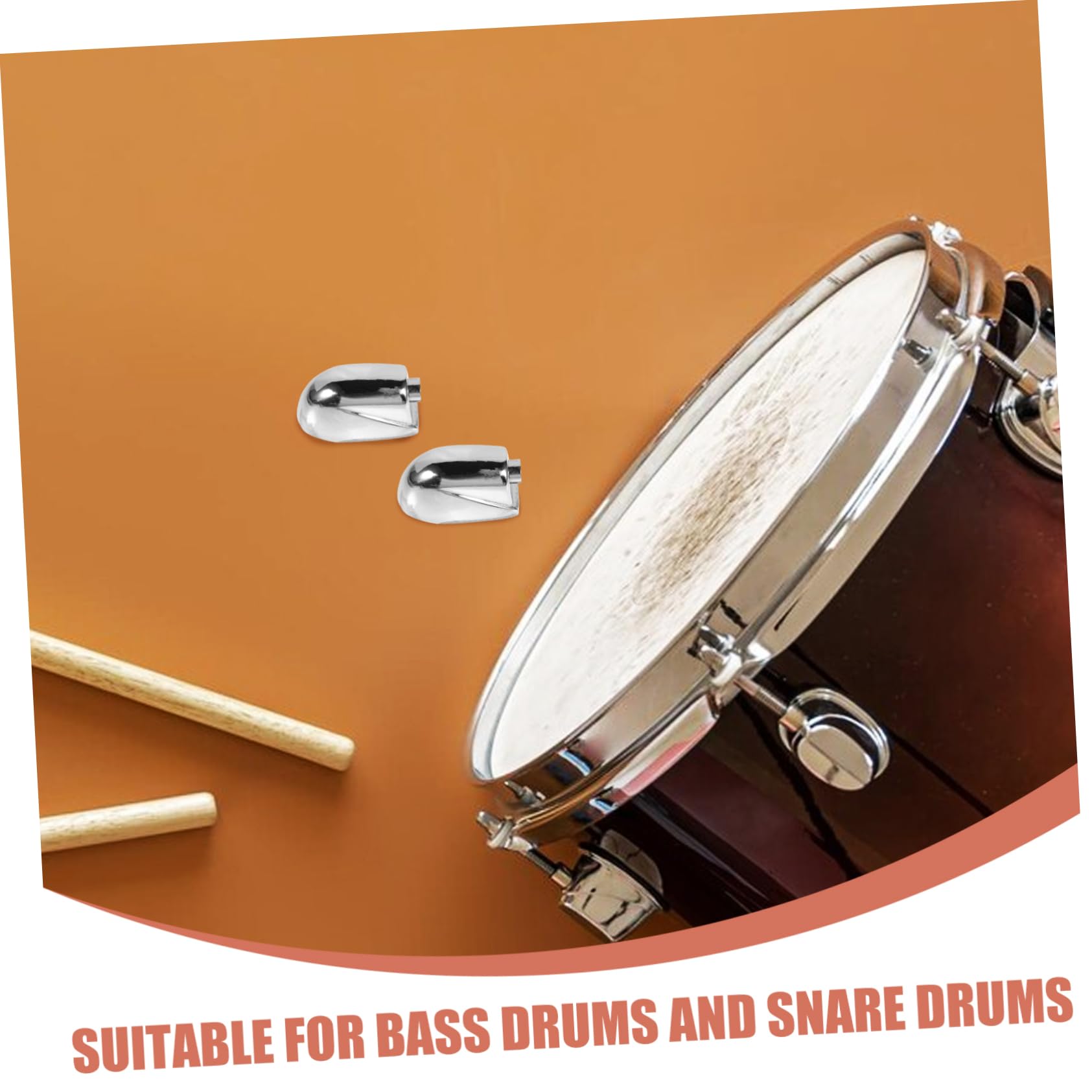 HEMOTON 15 Stück Single End Drum Ear Percussion Claw Hooks Connector Claw Hook Drum Lug Snare Drum Lug