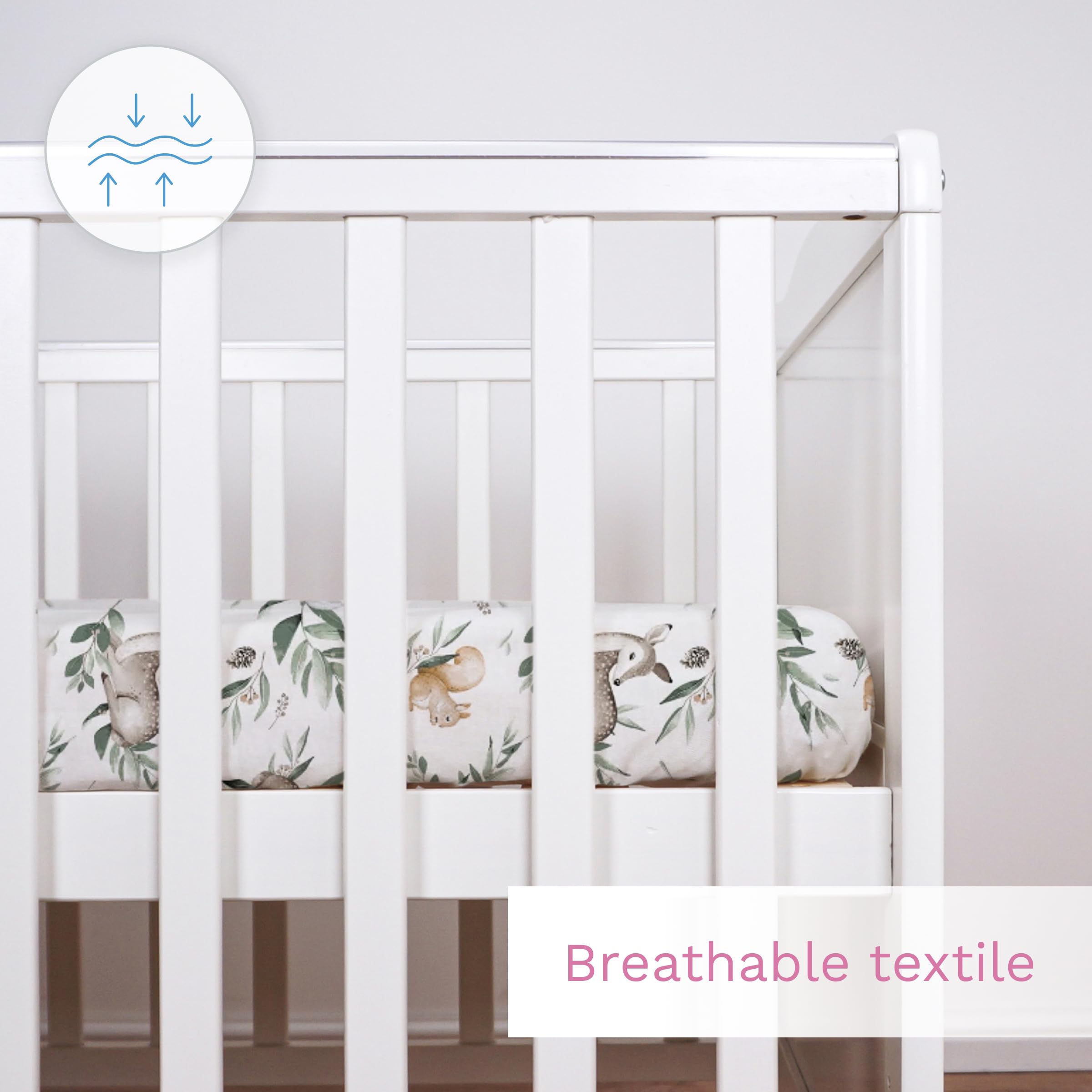 Baby Comfort Nursery 100% Cotton Fitted Sheet fits 140x70 cm Cot Bed Mattress (Safari Cars) — view 23