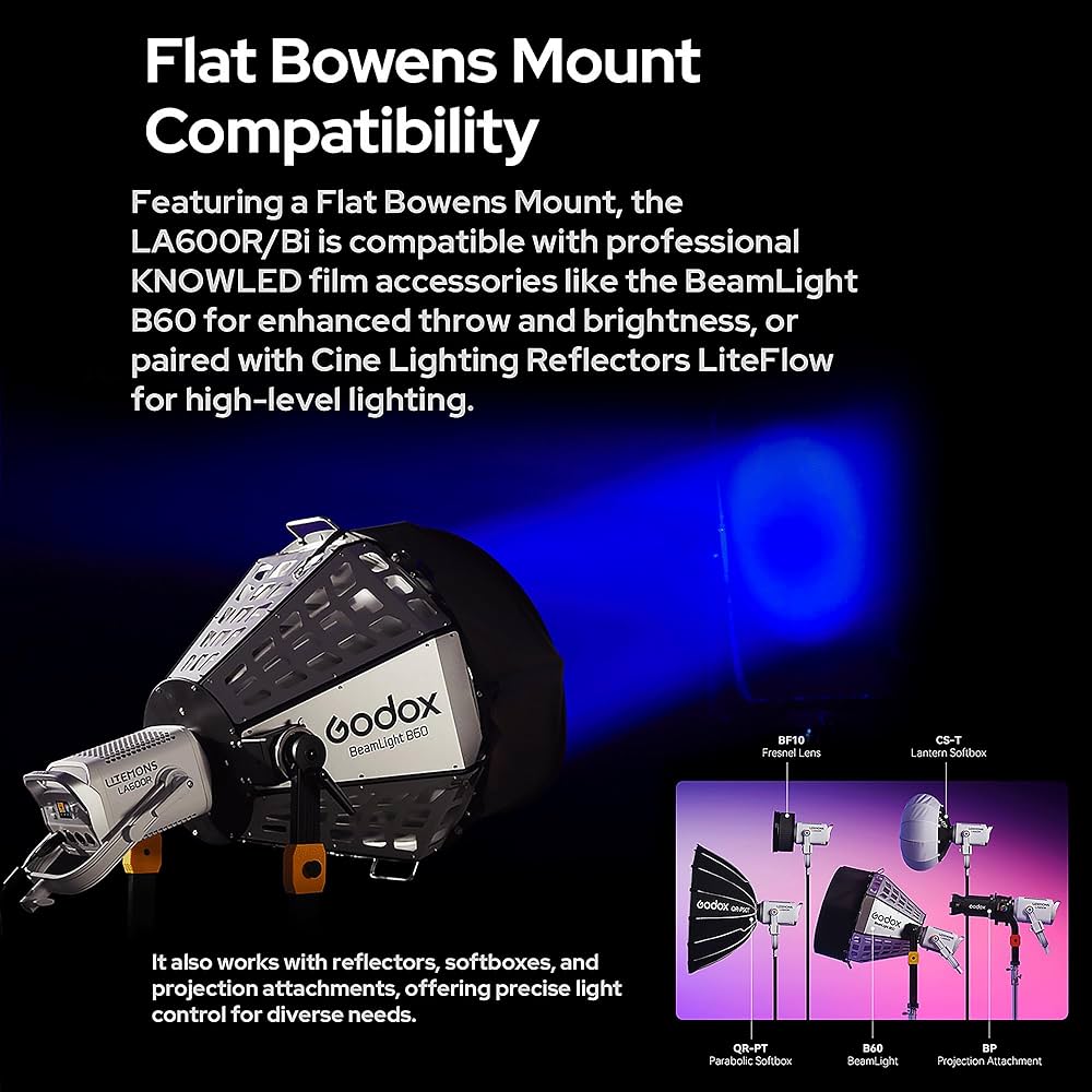 Amazon.com : Godox Litemons LA600Bi LED Video Light with