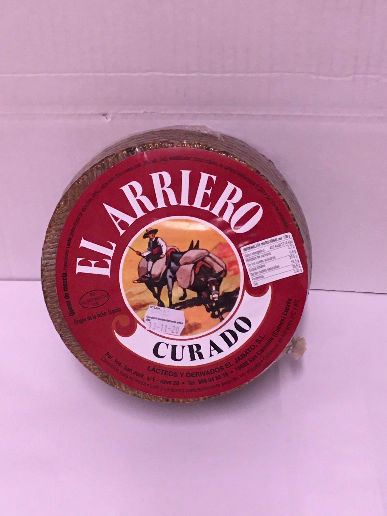 Queso Curado El Arriero 2,2 Kg