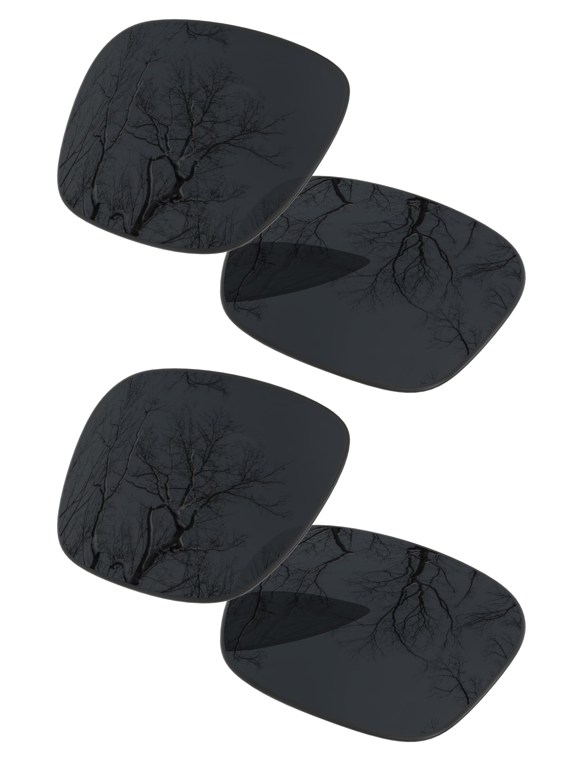ToughAsNails Set of 2 Polarized Replacement Lenses for Oakley Fuel Cell OO9096 Pack
