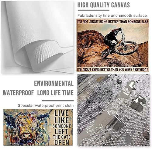 Miniatura 2 de Starotore Arte médico de pared, impresiones en lienzo de frecuencias de conocimiento, sin marco, decoración de pared para dormitorio, baño, jardín,