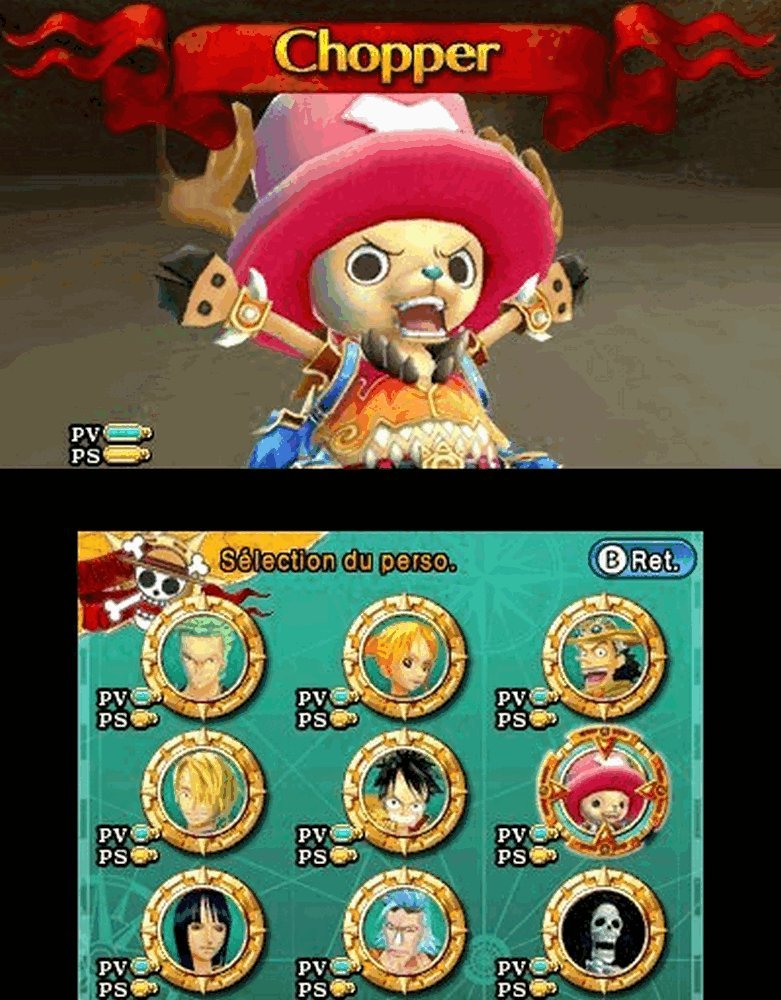 NAMCO One Piece Unlimited Cruise 3 [3DS]