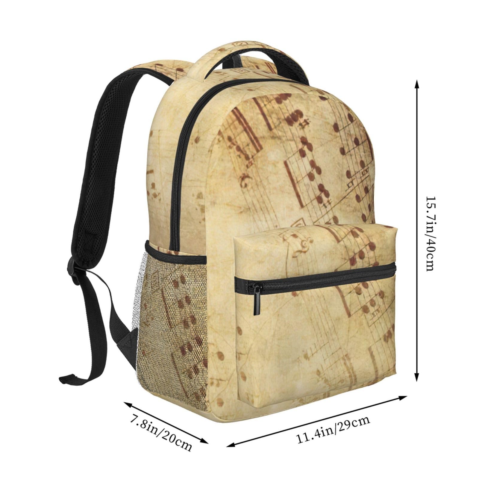 KoNsev Notenrucksack, Elementar-Büchertasche, Mädchen, Jungen, modisch, lässig, Tagesrucksack, Reisen, Uni, Lehrer