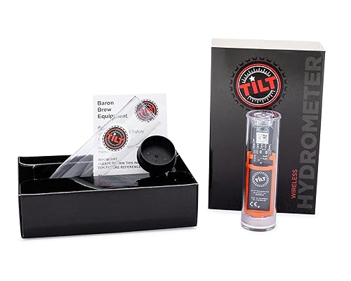 Miniatura 11 de Tilt Hidrómetro y termómetro azul inalámbrico: tecnología patentada de elaboración de cerveza para monitoreo y control de precisión