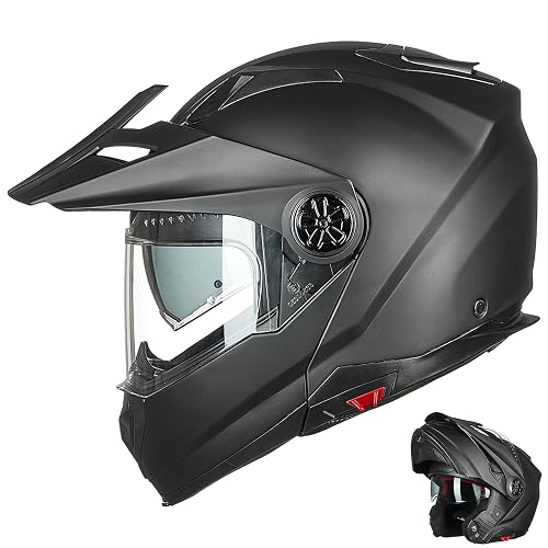 ILM Motorcycle Full Face Modular ATV Helmet 909F