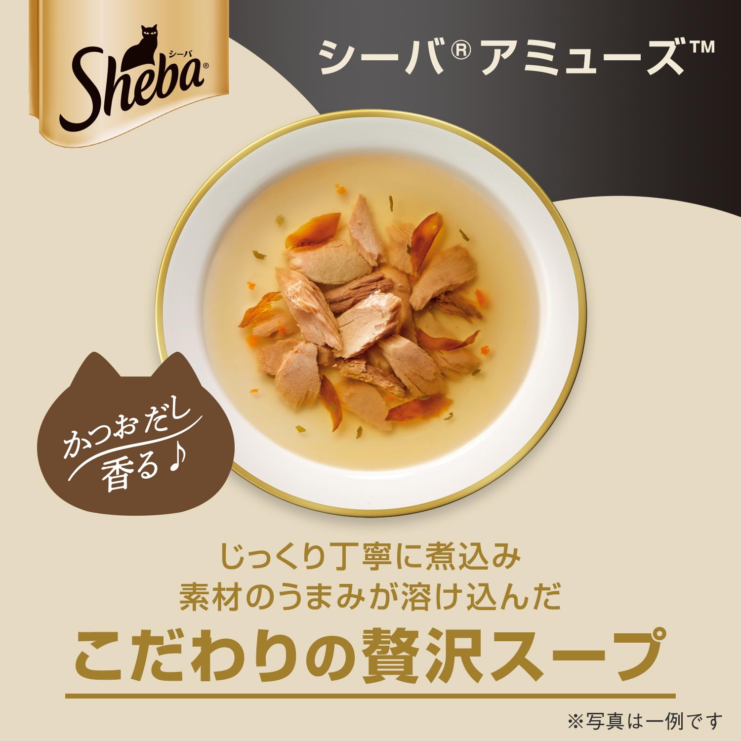 Amazon.co.jp: シーバ アミューズ ウェット 成猫用 お魚スープ 究極の2