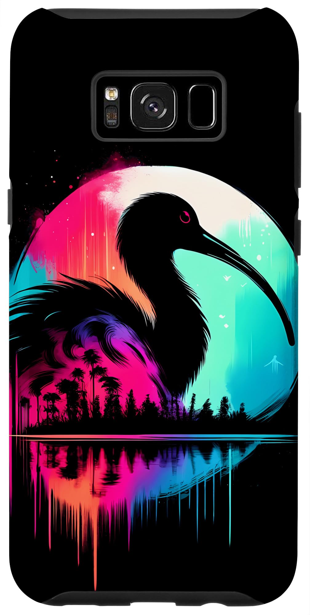 Galaxy S8+ Colorful Ibis Bird Spirit Animal Cool Illustration Case