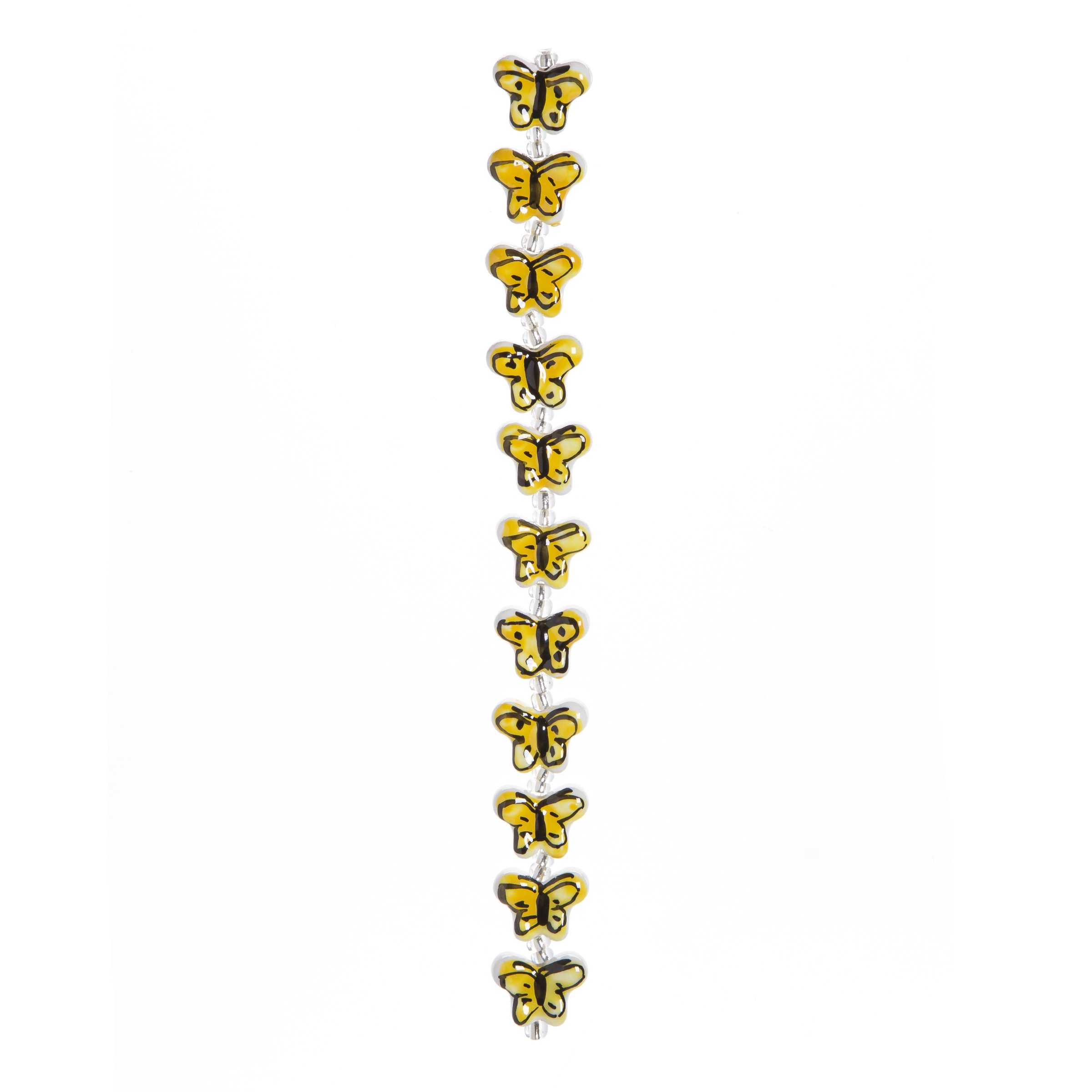 Guirlande de papillons en porcelaine Darice, cadeau déco poétique