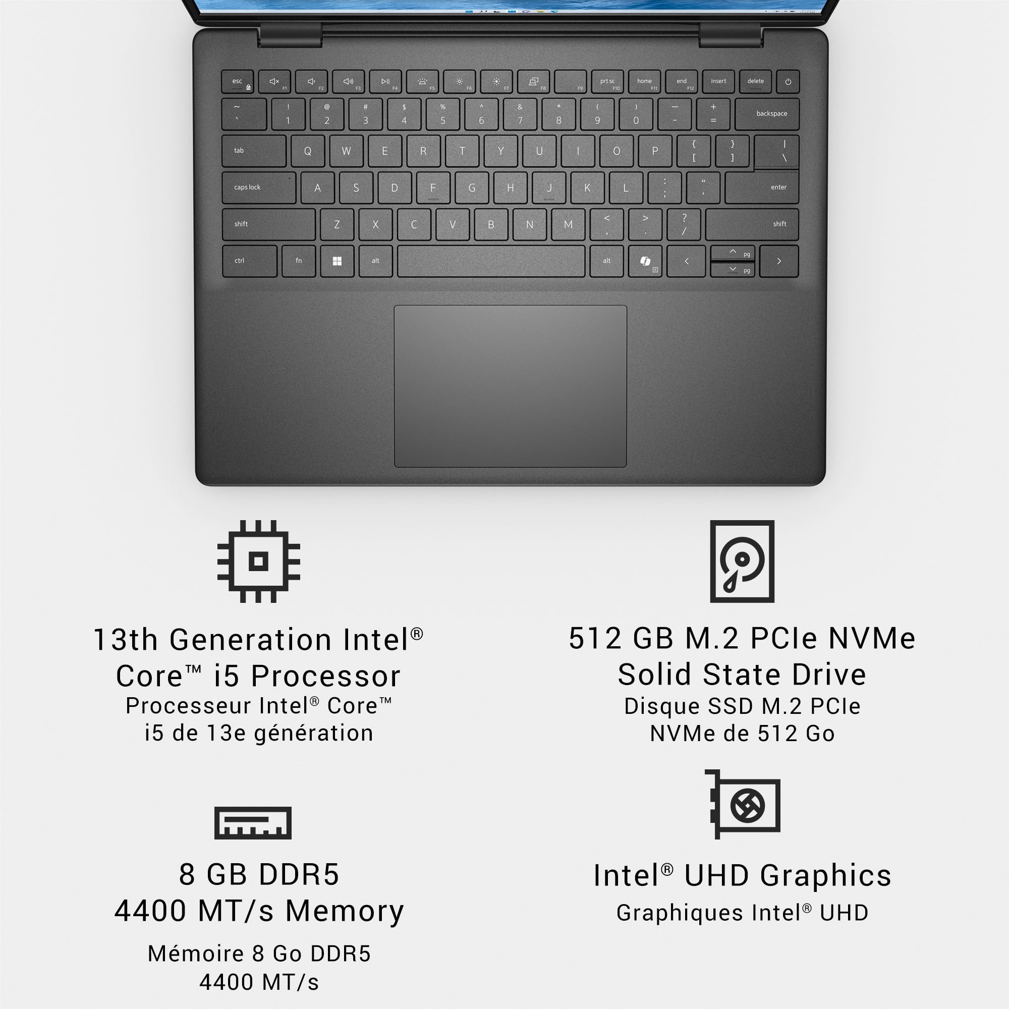Inspiron 14 5440 Laptop - 14.0-inch 16:10 FHD+ (1920x1200), 13th