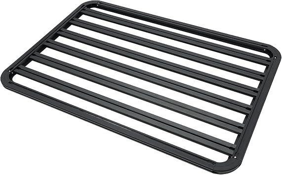 Roof Rack Platform, 63"x43" Aluminum Car Rooftop Platform, Universal Platform Flat Roof Racks Cargo Luggage Carrier, Black Car Top Flat Roof Luggage Rack Fits for Most SUVs with Crossbars