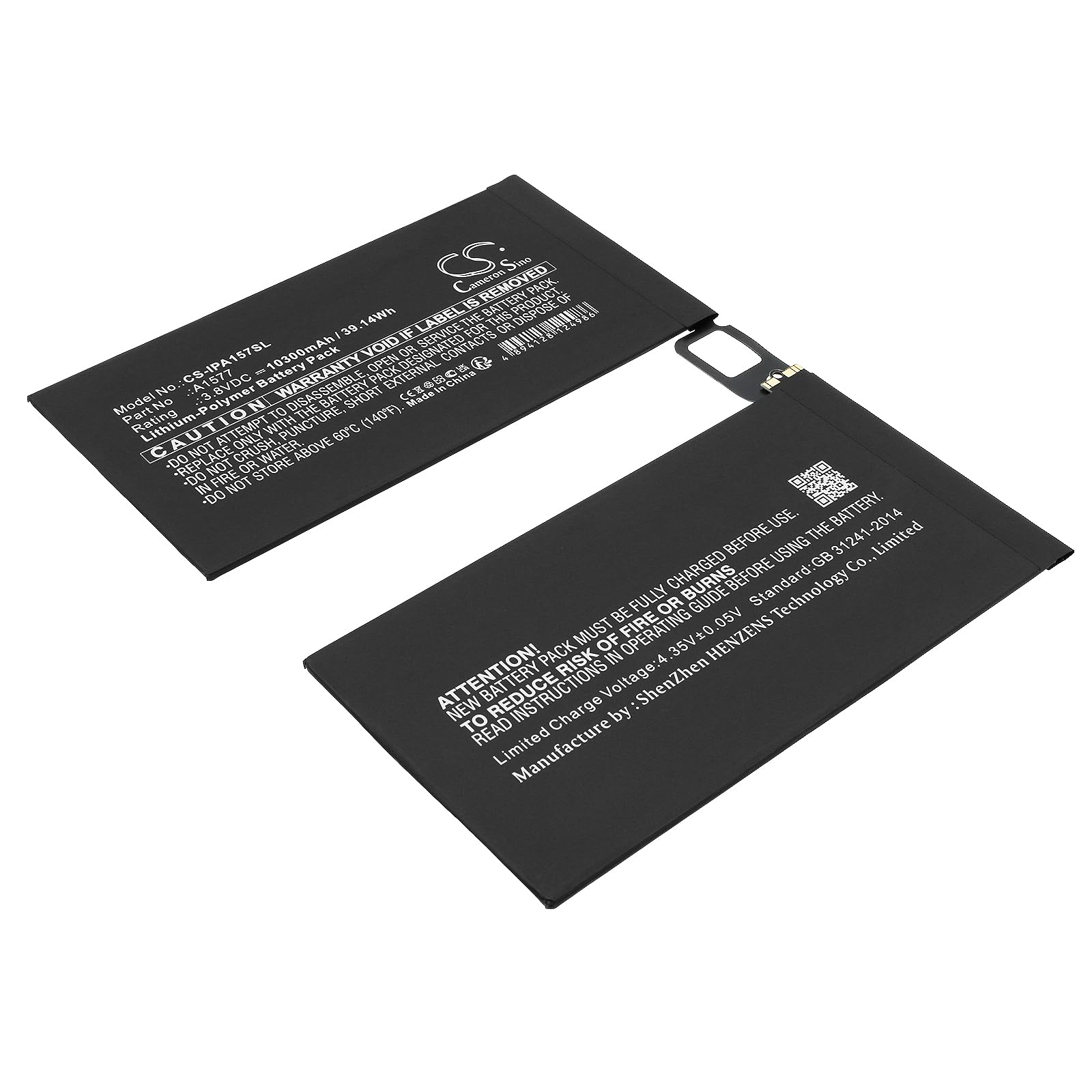 A1577 Tablet Battery Compatible with iPad Pro 12.9 2015 1st Gen A1584 A1652 EMC 2838 2827 ML3N2LL/A ML3Q2LL/A ML3K2LL/A ML0F2LL/A ML0G2LL/A ML0H2LL/A