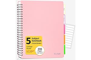 SUNEE 5 Subject Notebook: Note-Taking Nirvana for the Academically Inclined