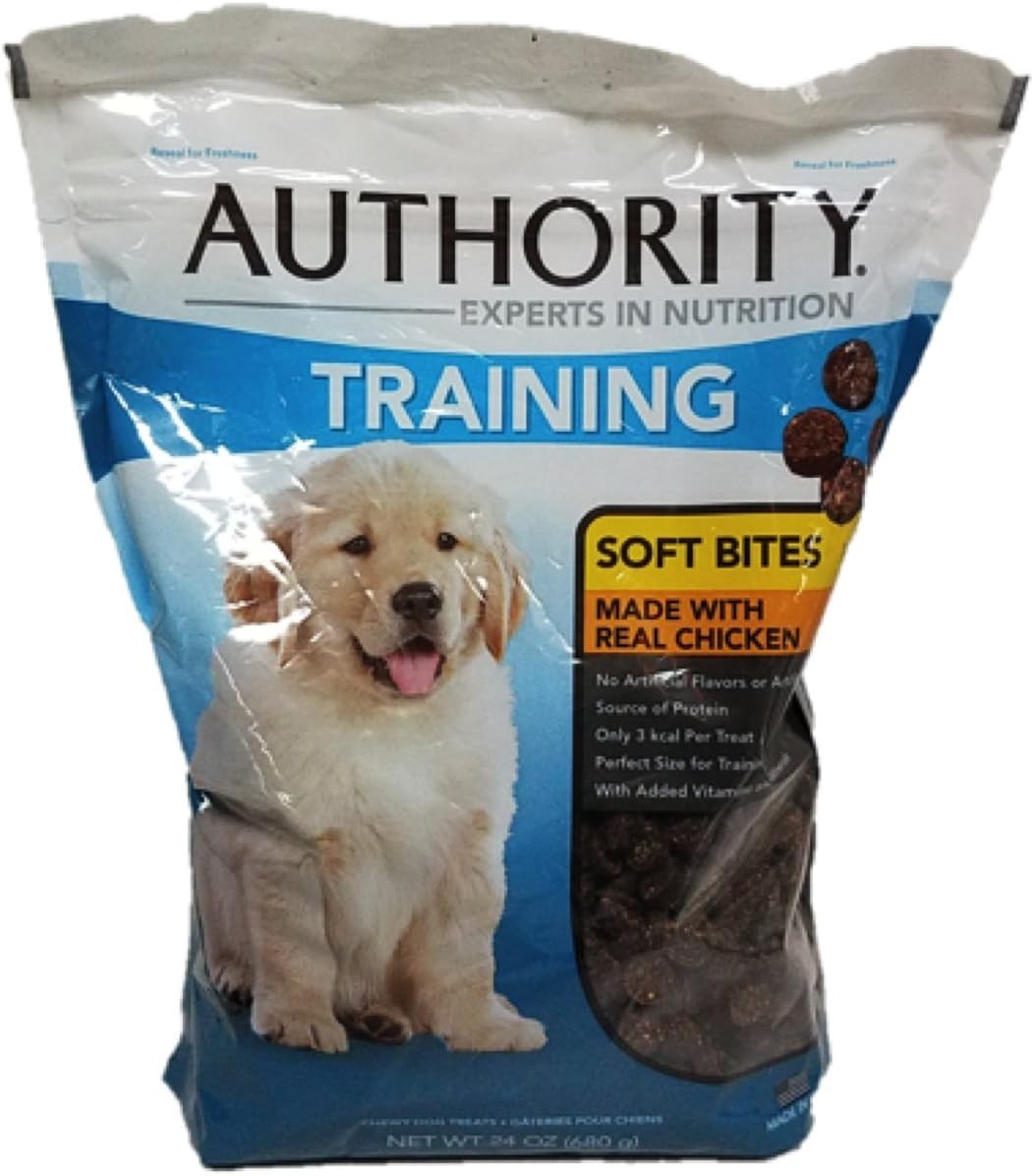 Authority Training Soft Bites Dog Treats, 24 Ounces (Chicken)