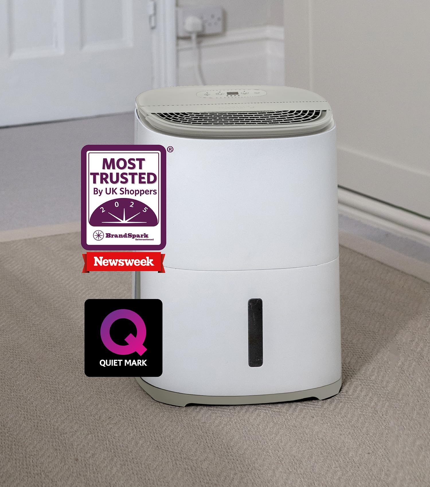 Meaco Dry Arete One osuszacz i oczyszczacz powietrza 6 l | kompaktowy, bardzo cichy, 32 dB | idealny osuszacz powietrza do sypialni, małych pomieszczeń i mieszkań | filtr HEPA H13 | zbiornik 1,8 l