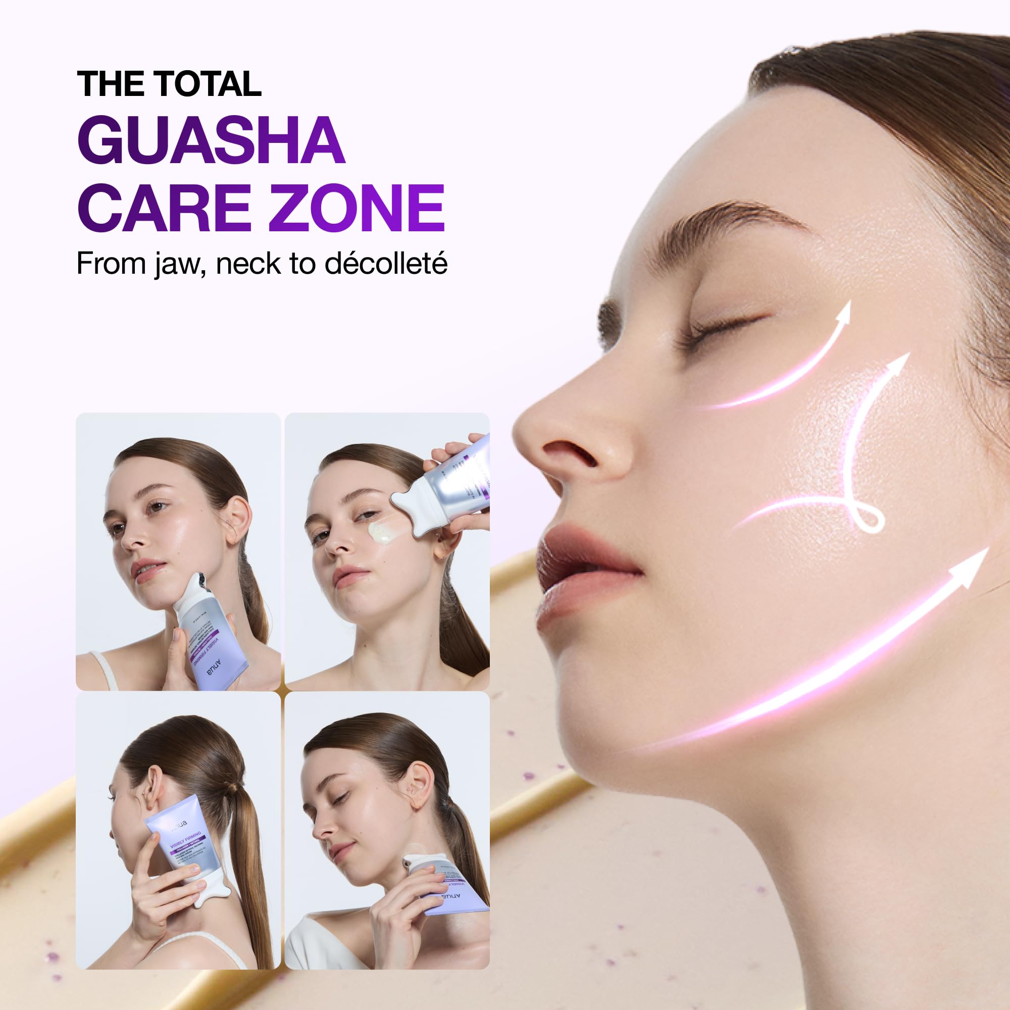 ANUA Collagen Retinol Gua Sha Neck & Face Firming Cream