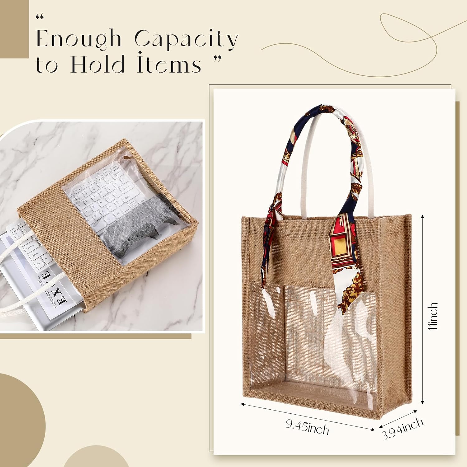 Reginary 16 Pack Burlap Tote Gift Bags with Soft Handles Heavy Duty Multipurpose Jute Shopping Bags for Women Shopping DIY