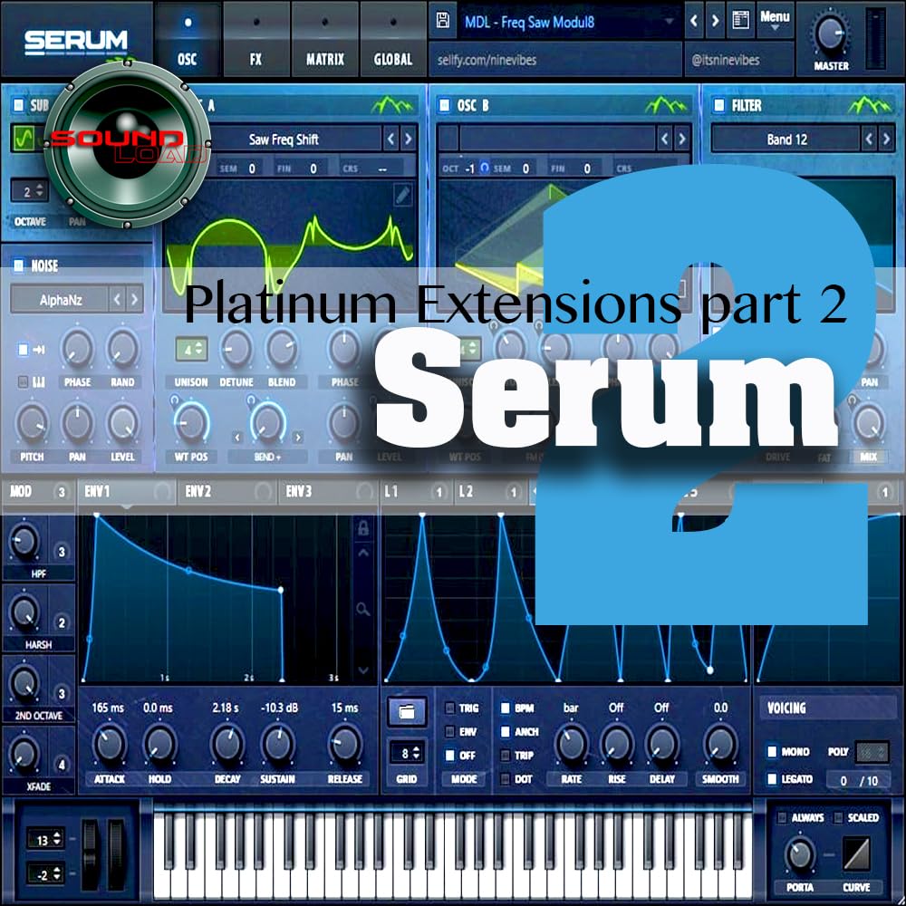 SoundLoad Serum xFer Platinum Extension Mega Bundle – Über 50 GB mit 80.000 Presets und Patches für Serum