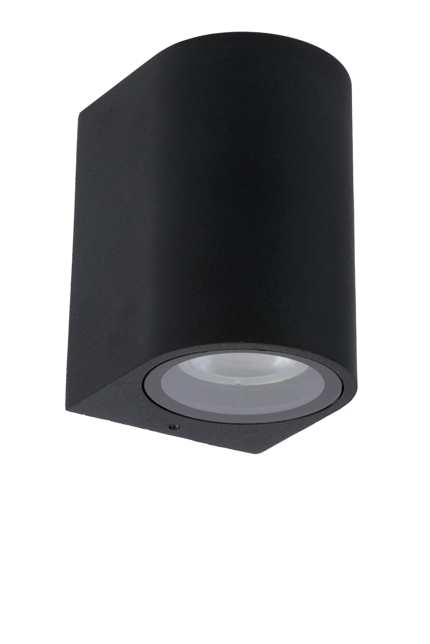 LUCIDE ZARO - Wall Spotlight/Wall Light Indoor/Outdoor - 1xGU10 - IP44 - Black - Image 2