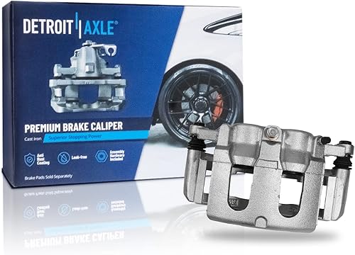 Miniatura 214 de Detroit Axle - Pinza de freno delantera derecha con soporte de repuesto para Chevrolet Equinox Captiva Sport Pontiac Torrent Saturn Vue Suzuki XL-7