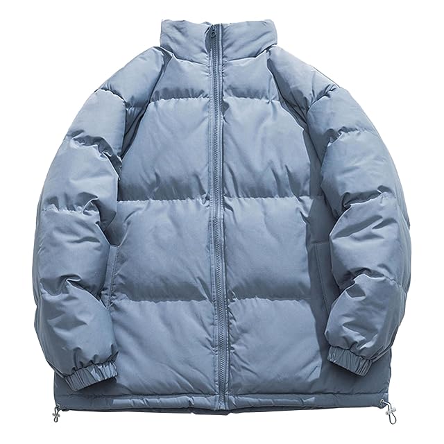 Maiyifu-GJ Men Winter Thicken Down Coat Jacket Windproof Thicken Warm Parka Outerwear Stand Collar Overcoat