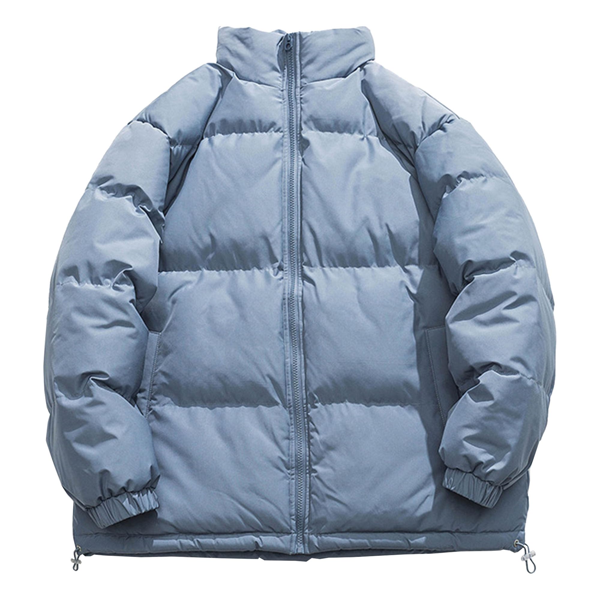 Maiyifu-GJ Men Winter Thicken Down Coat Jacket Windproof Thicken Warm Parka Outerwear Stand Collar Overcoat