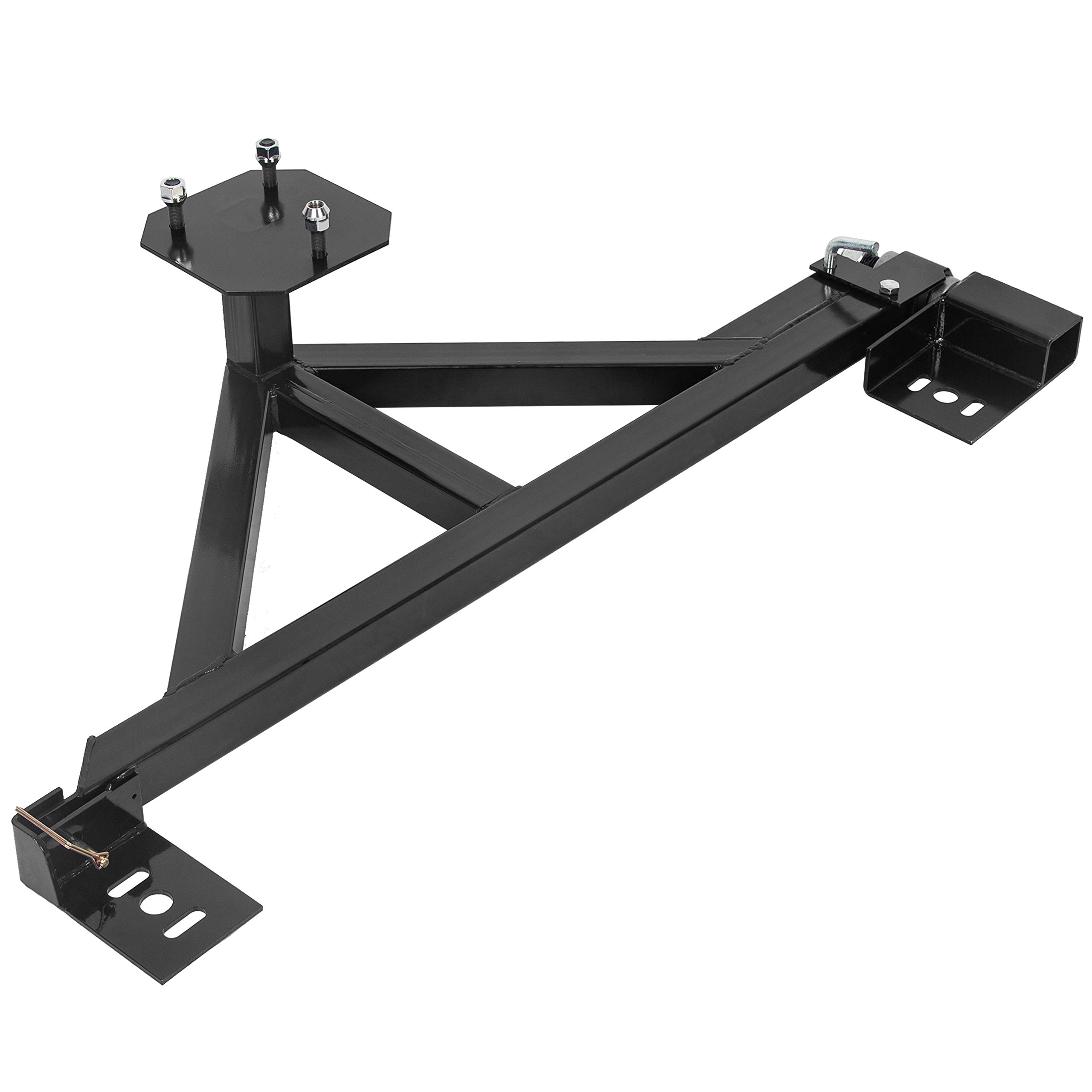 ECOTRIC Tire Carrier Mount Compatible with All Hummer H2 wDrop Down Option Black Heavy Duty product thumbnail 5