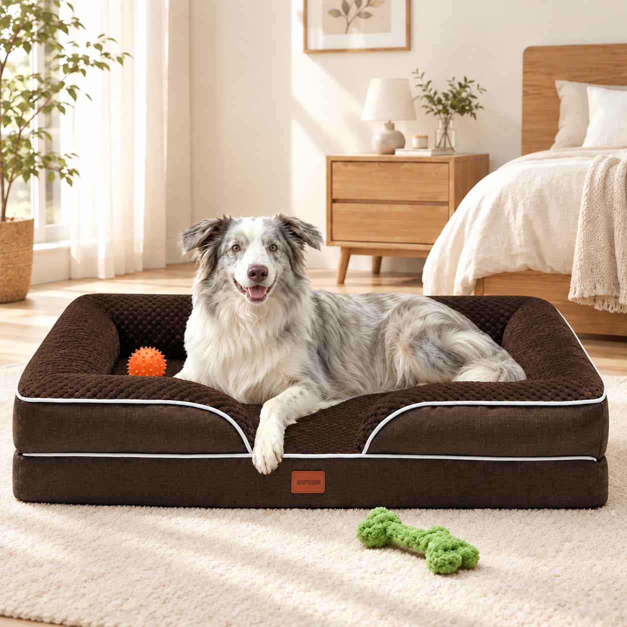 Orthopedic XL Dog Bed Extra Large with Removable Washable Cover