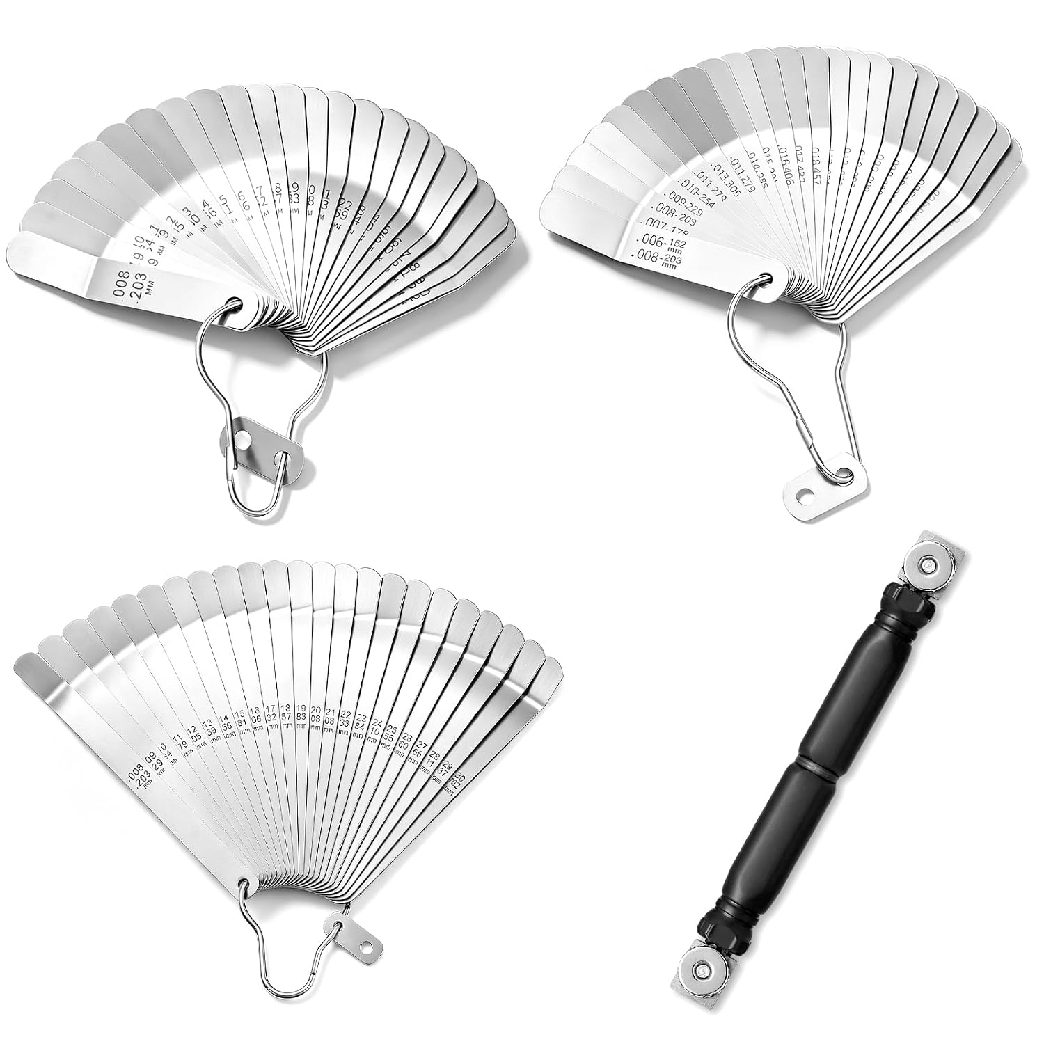 Shimeyao Feeler Gauge Set Include 96 Blades Steel Feeler Gauge