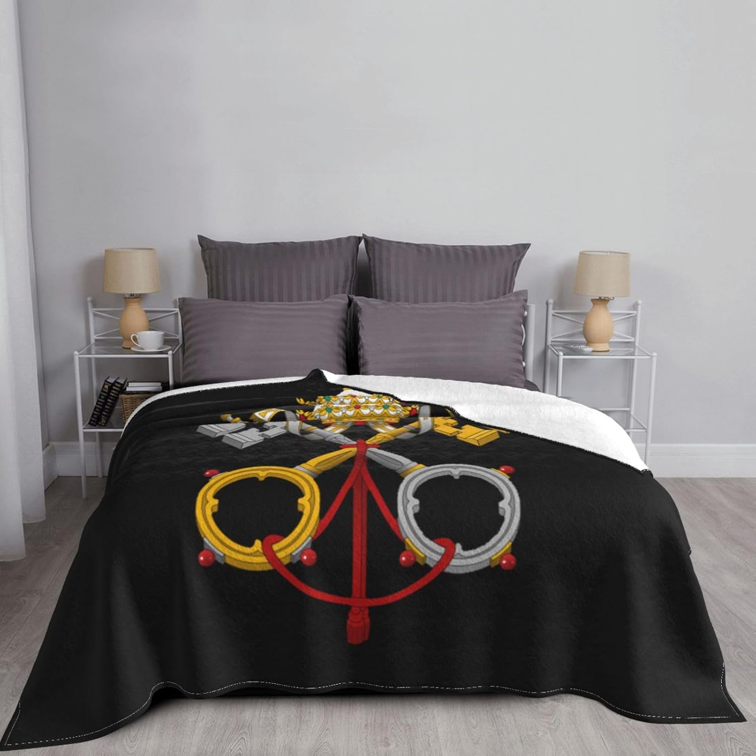 Vatican City Blanket Ultra Soft Micro Fleece Blanket Throw for Couch Sofa Bed