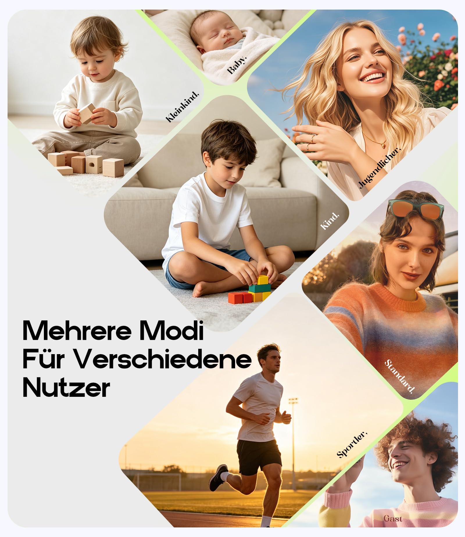 Körperfettwaage Personenwaage Digital mit Großem Display, 22 Körperanalysewerte, 4 Elektroden, Bluetooth App, BMI & Muskelanalyse, 6 Modi mit automatischer Nutzererkennung, 180kg/400lbs, 24 Benutzer