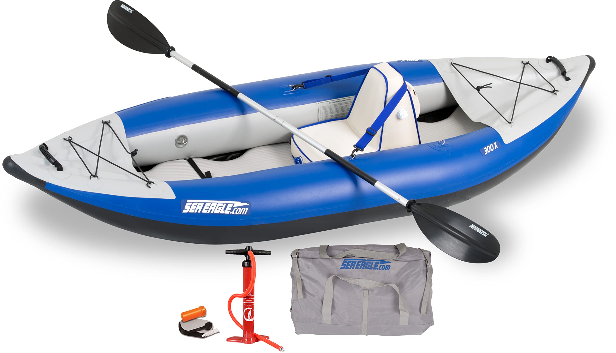 Sea Eagle300x Inflatable Explorer Kayak Deluxe Package