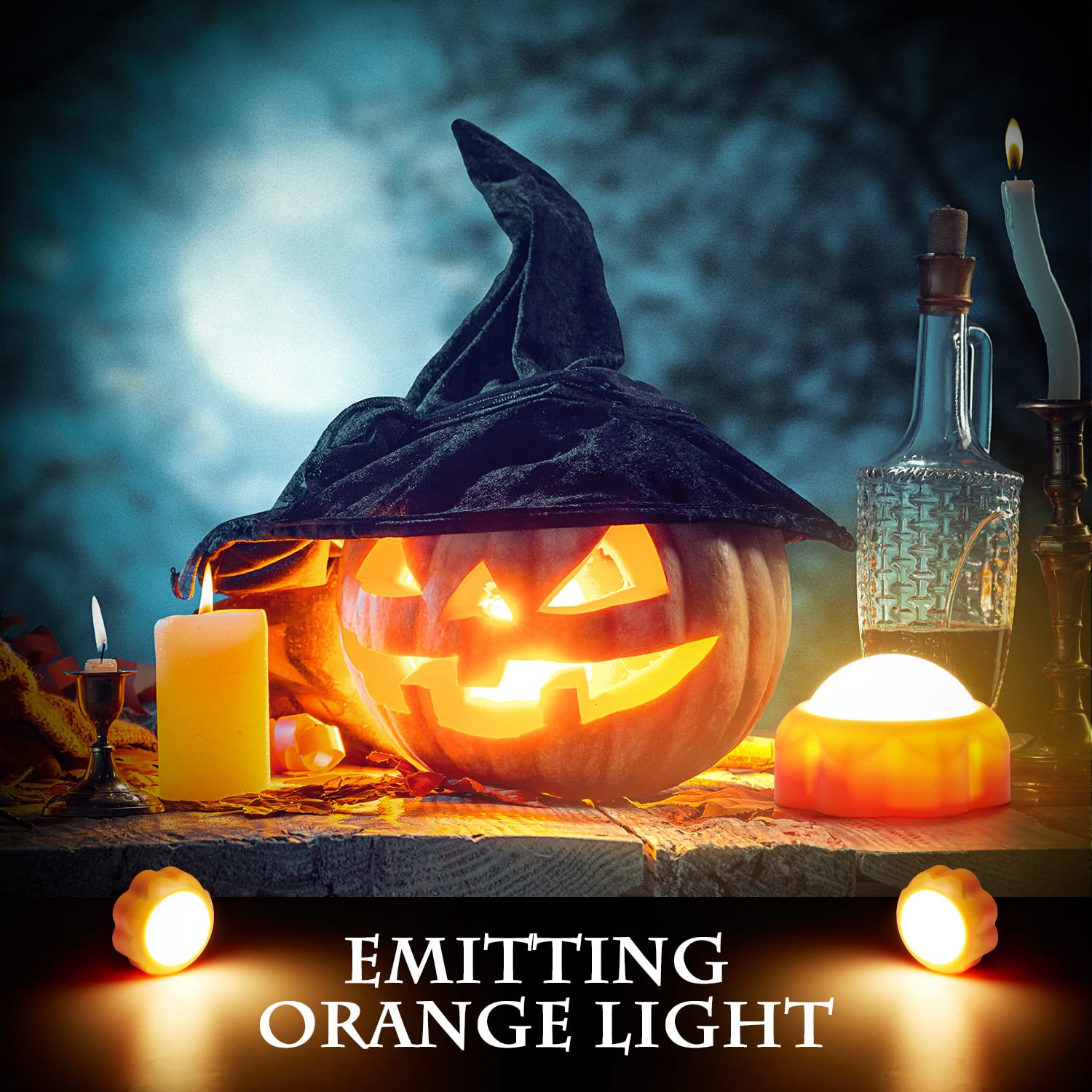 Amazon.com: KZCUVNV Halloween Pumpkin Lights, LED Pumpkin