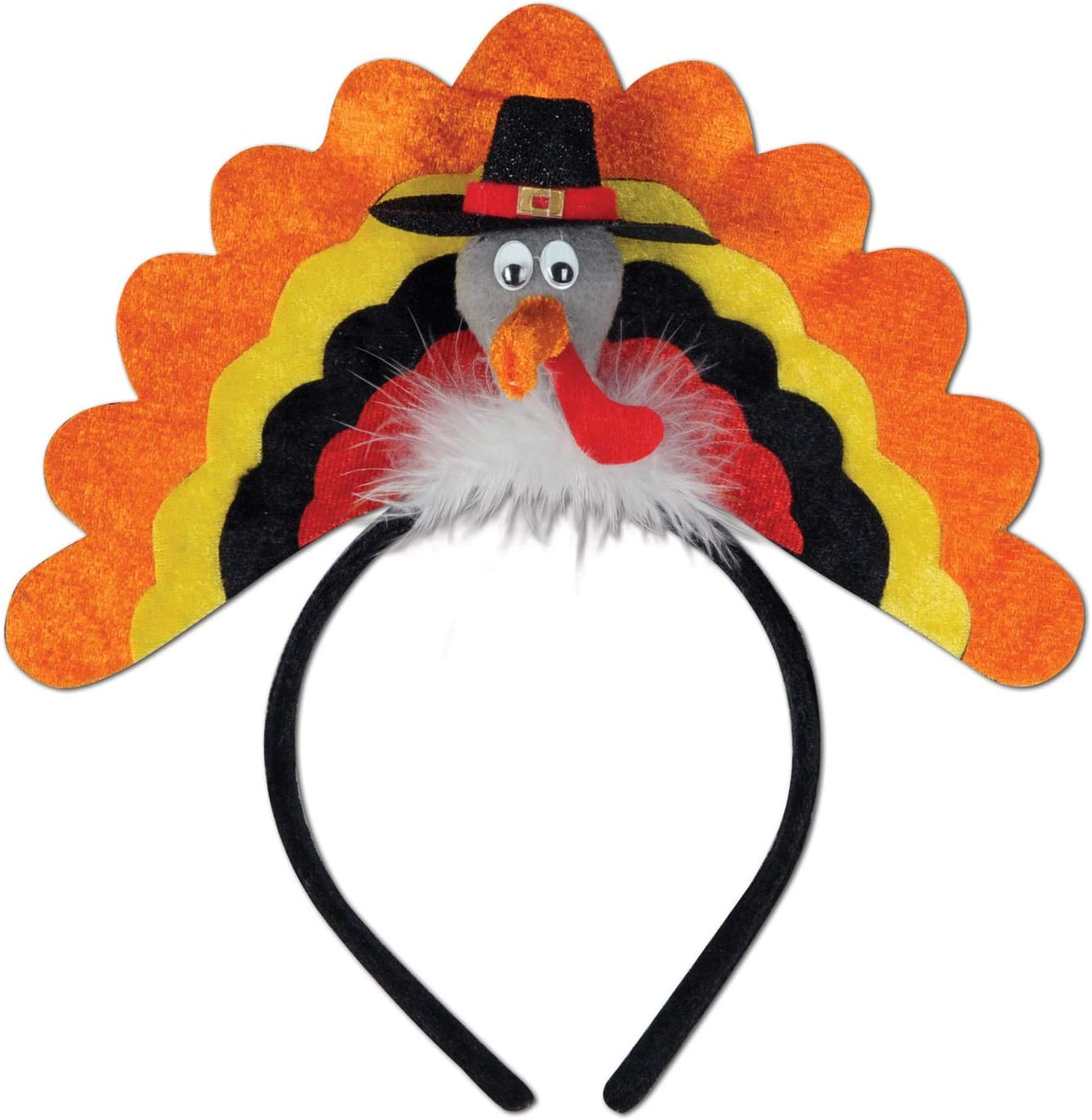 Turkey Headband Party Accessory (1 count) (1/Pkg) : Clothing, Shoes & Jewelry
