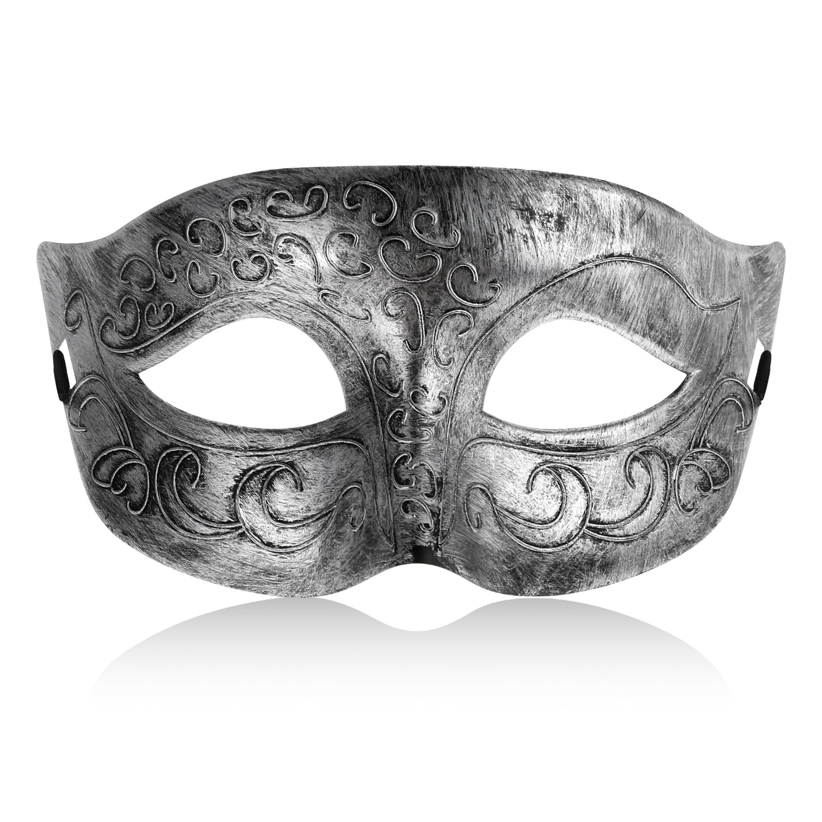 Gjinxi Máscara de mascarada para hombre, máscara retro veneciana vintage para carnaval, cosplay, personajes, medias máscaras para fiesta, Halloween, Mardi Gras, graduación, Año Nuevo, disfraces para